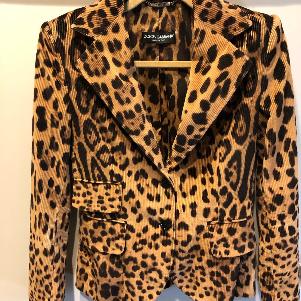 Dolce & Gabbana Leopard Blazer